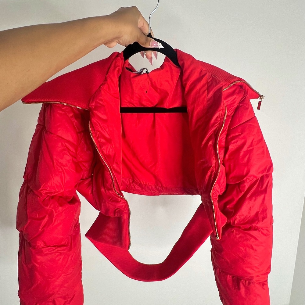 Red Bomber Jacket